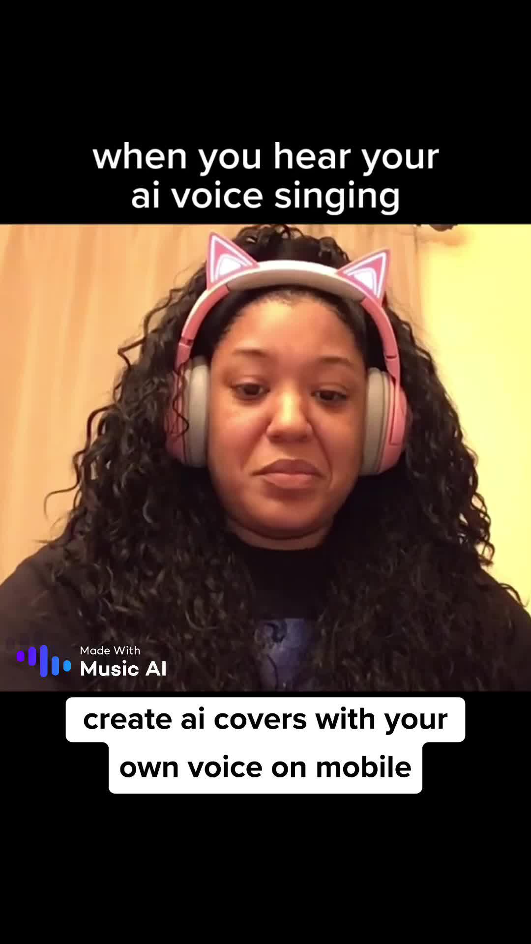 Create AI covers with your own voice on mobile