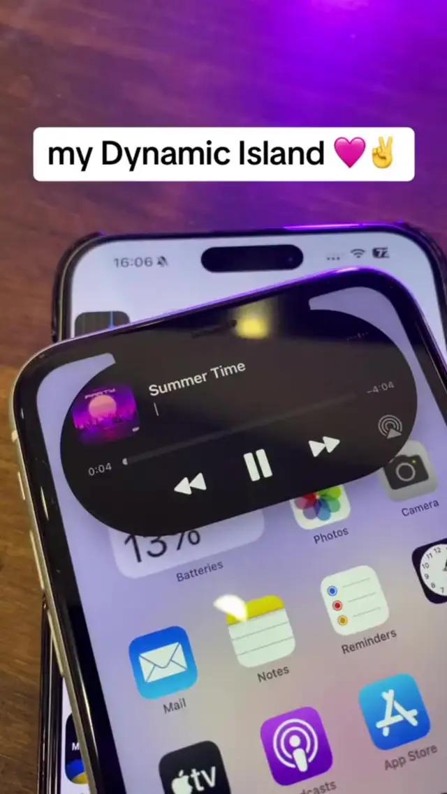 الجزيرة الديناميكية لجميع اصدارات الايفون