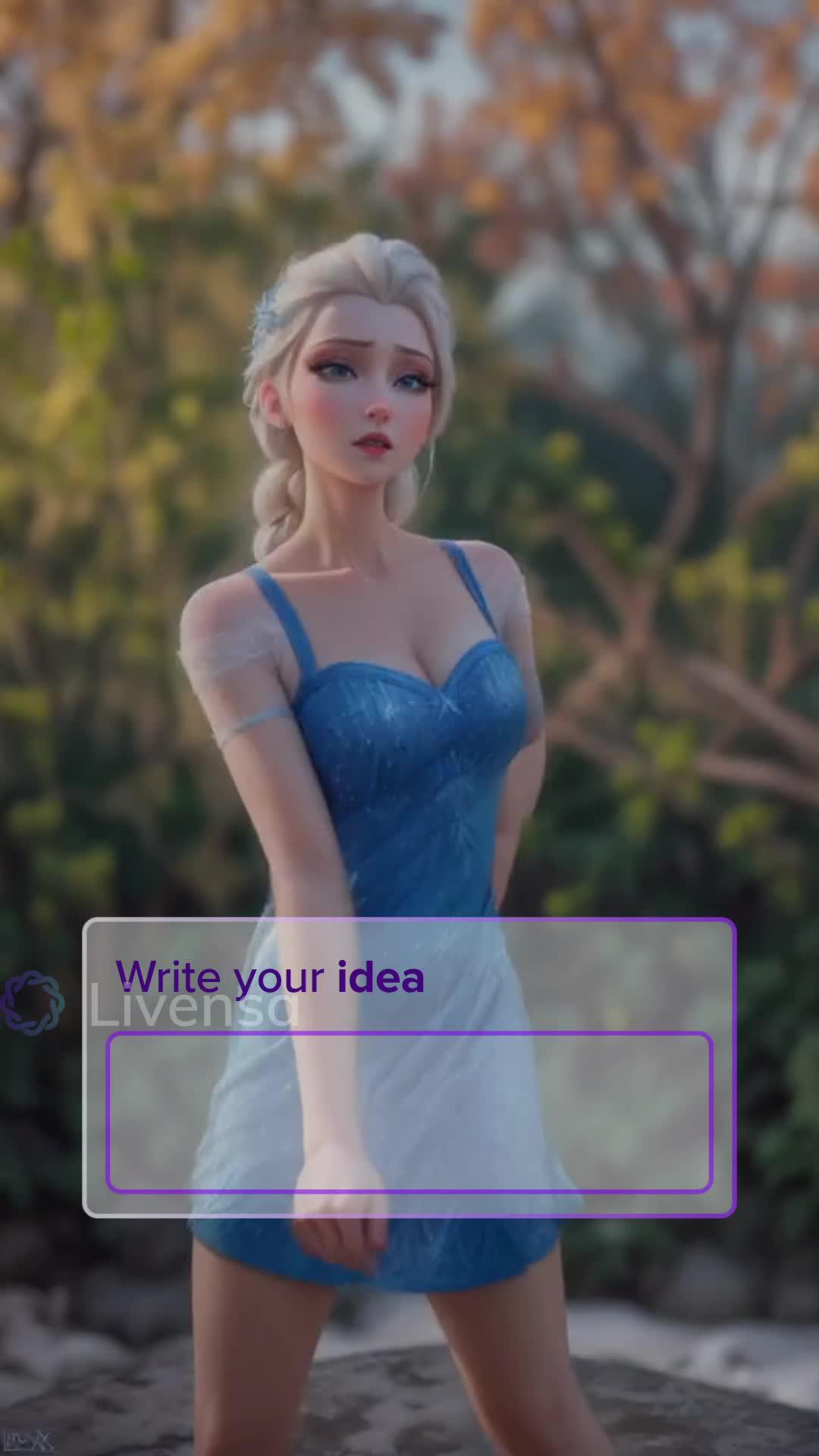 Create Al videos with your own words on mobile
