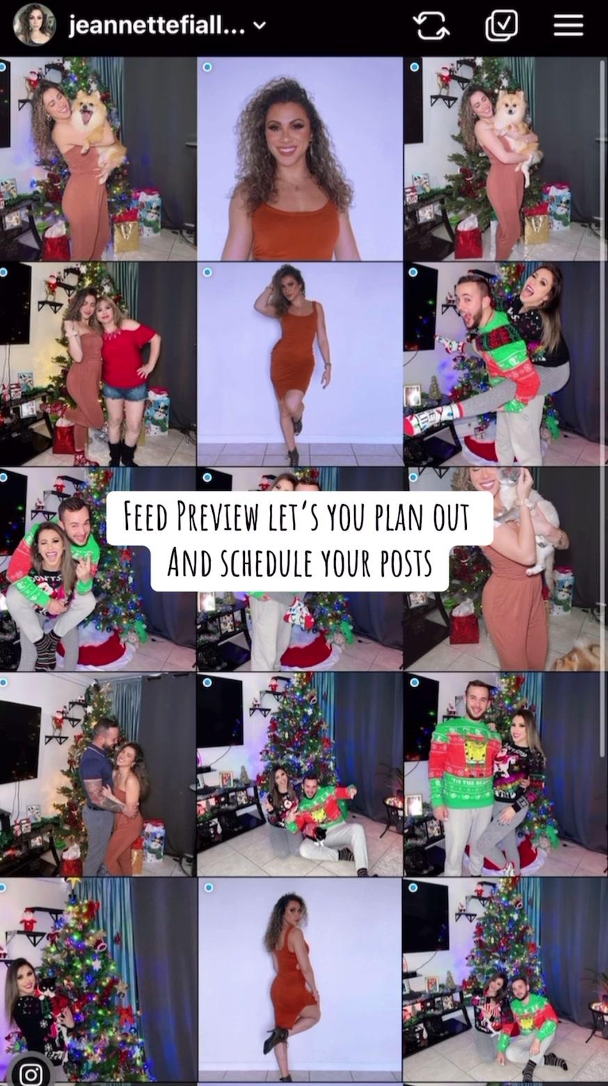 Girl I got you! The holidays are steessful enough, don’t let posting stress you out too! 🫶✨ #feedpreview #socialmedia #influencer