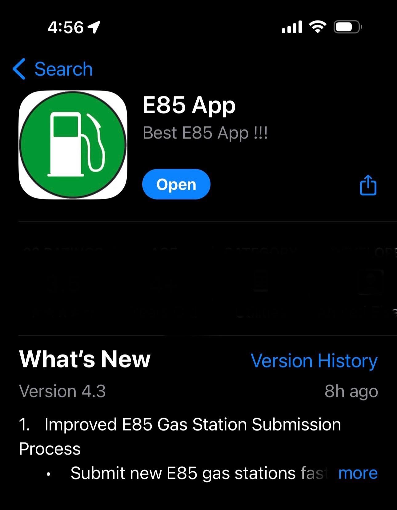 Search for E85 App on app store. But fixes and enhancements to insure a smoother user experience. Download now! #e85app #e85🌽 #e85 #appstore 