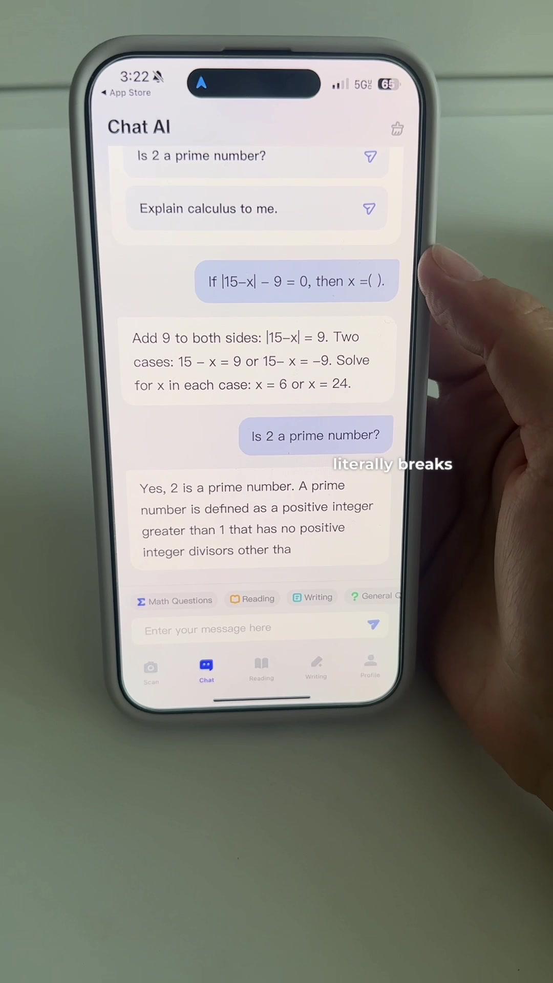 When in doubt download question.ai :)