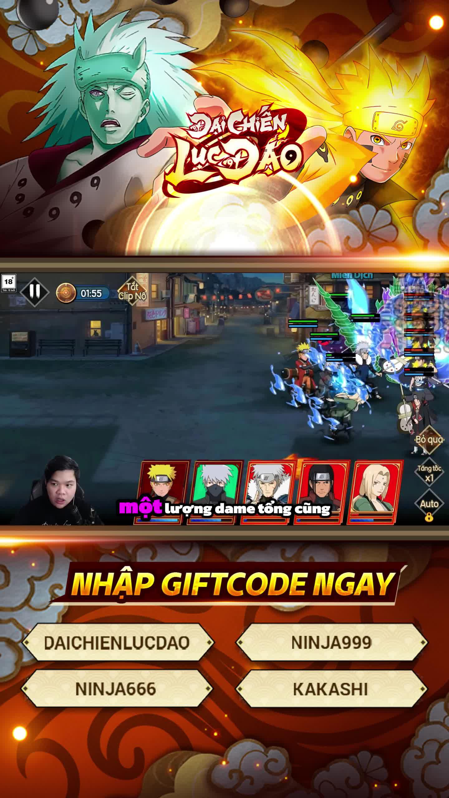 Đăng Nhập Ngay Hôm Nay - Tải Game Nhận Kakashi SP