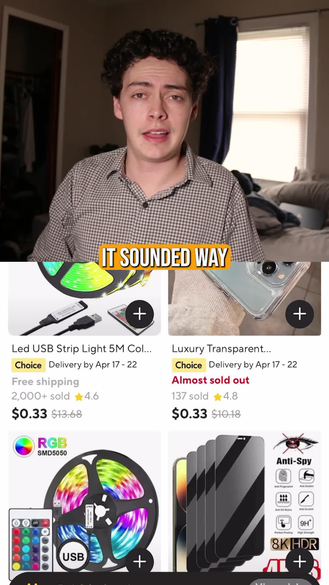 3 items for $0.99 on 1st order