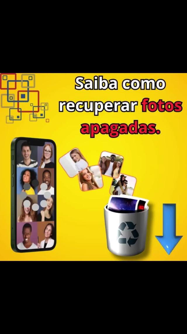 Recupere as fotos que foram apagadas em instantes. Saiba mais abaixo.