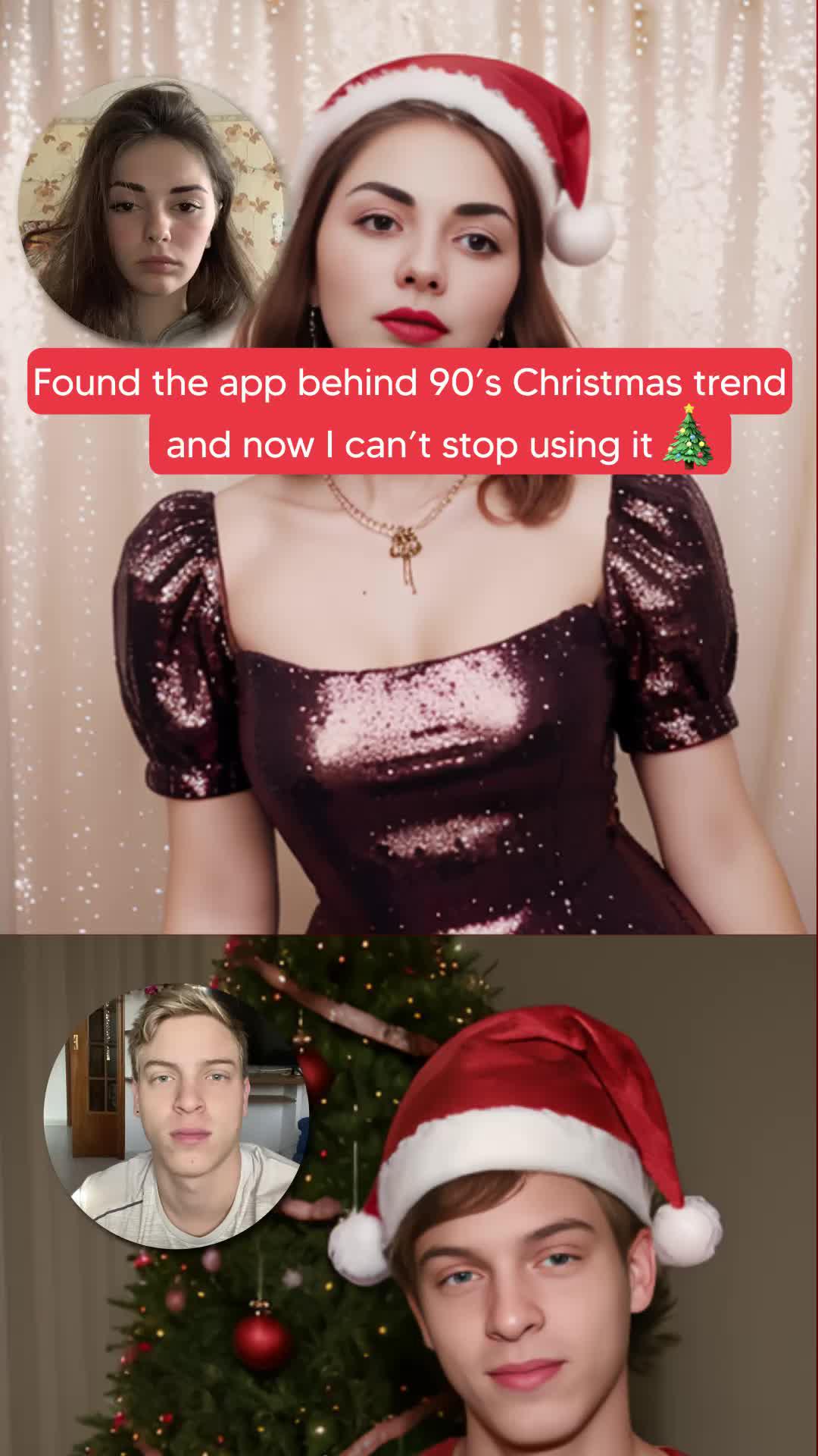 Create your cartoon christmas pictures!