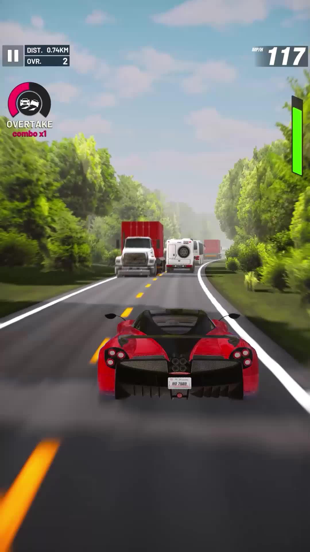 Nothing is better than overtake in the highway!