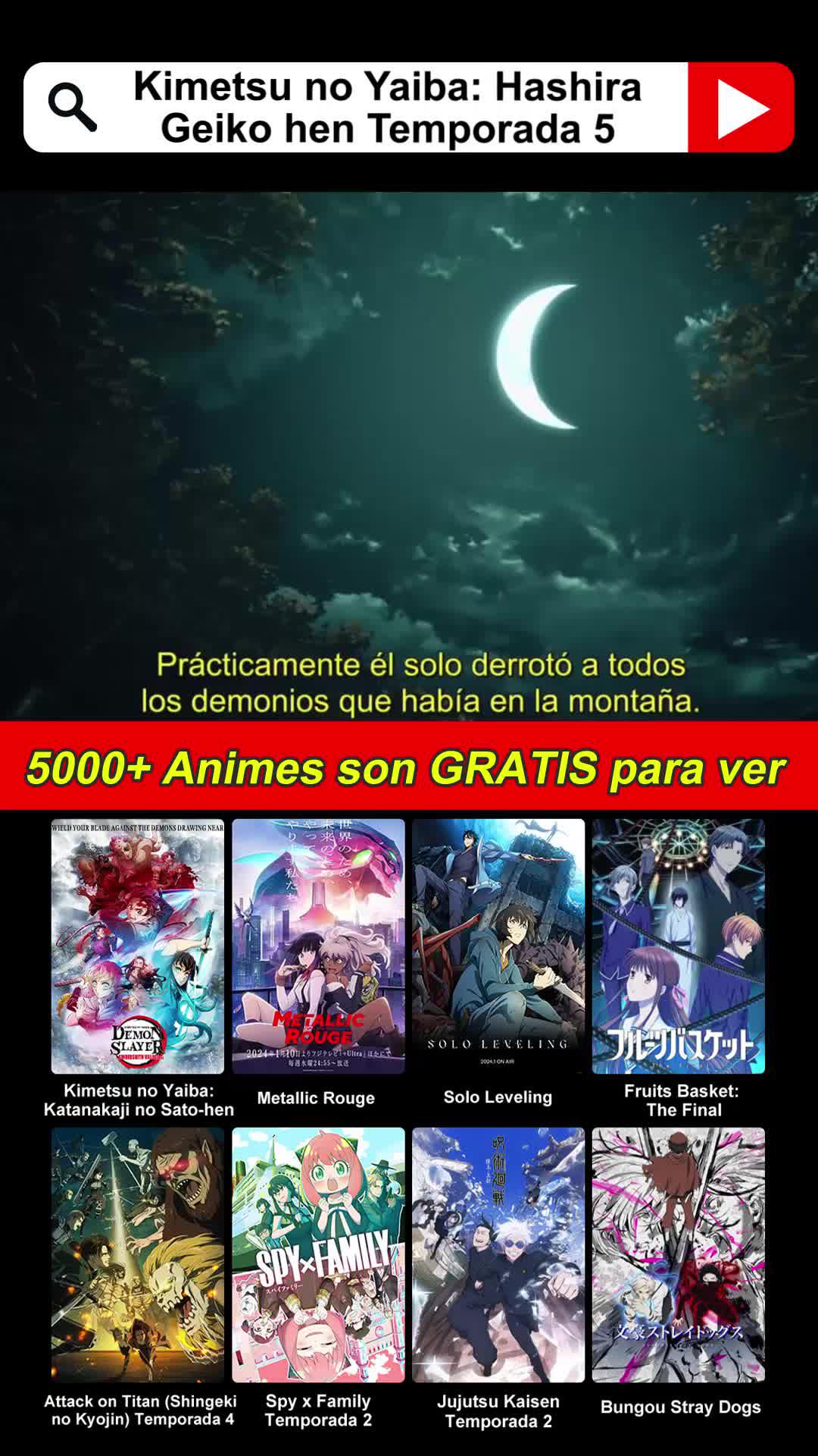 Descárgalo para ver el anime de sangre caliente.