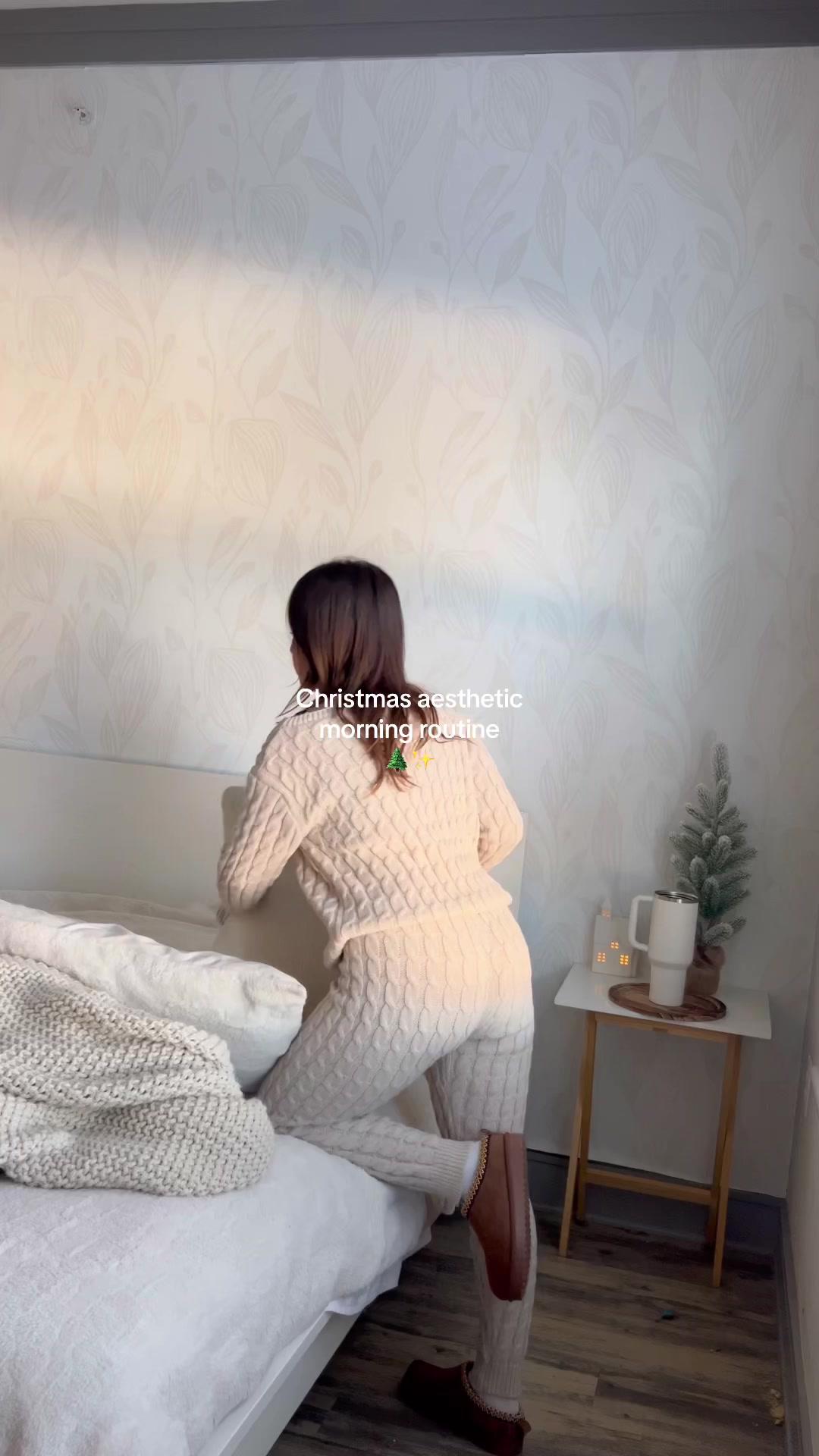 Christmas aesthetic morning routine with @Me+｜Daily Routine Planner 🌲✨🎀 #meplus #aesthetic #selfcare #selflove #grwm #dayinmylife