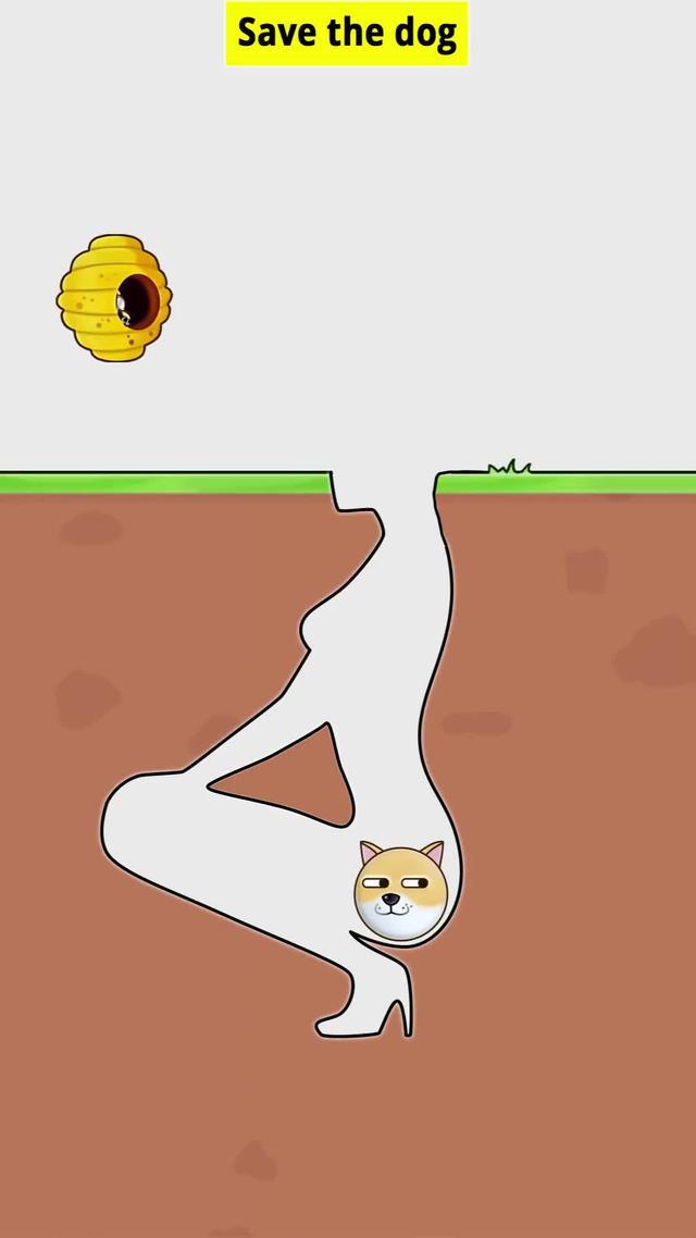 Play mini games and save dog!