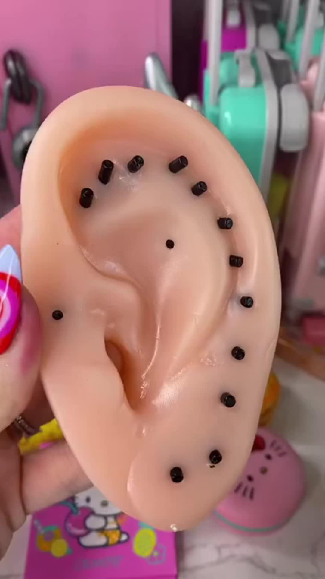 Be gentle! The wound hurts!