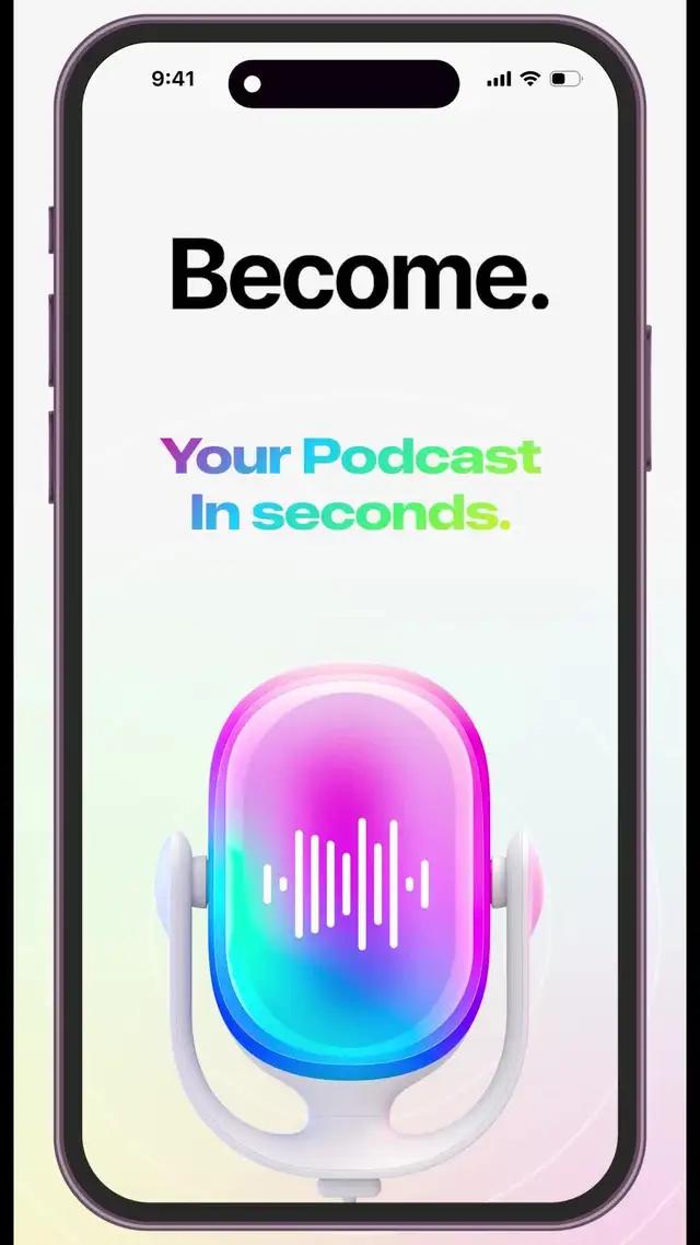 Create your own Podcast in just a few taps!