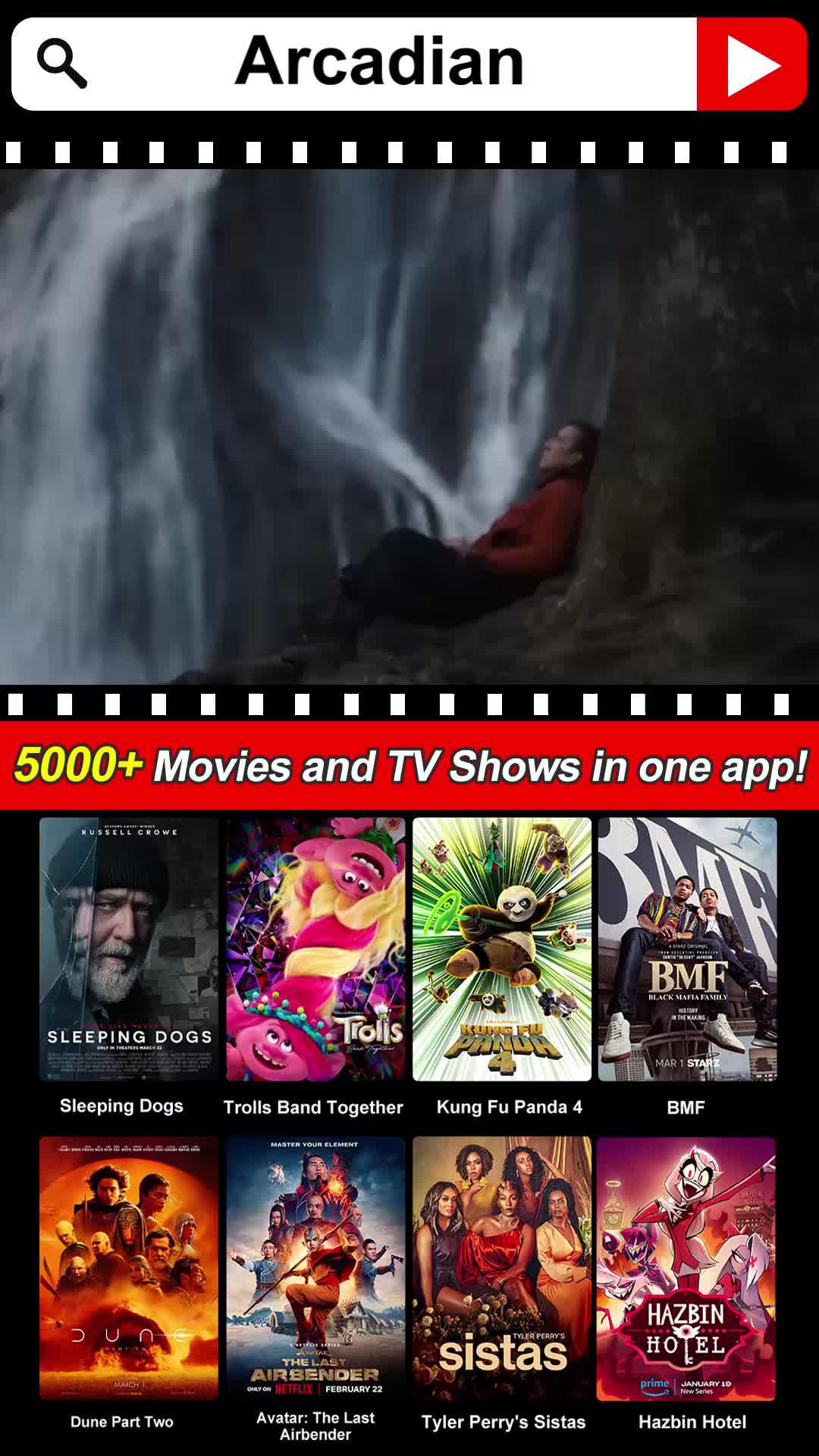 Watch blockbuster movies as you like