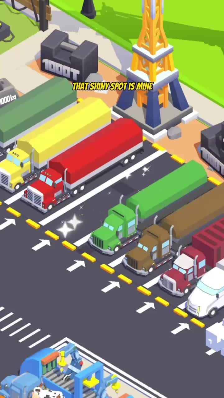 Build the world's largest truck stop, become a truck stop tycoon.