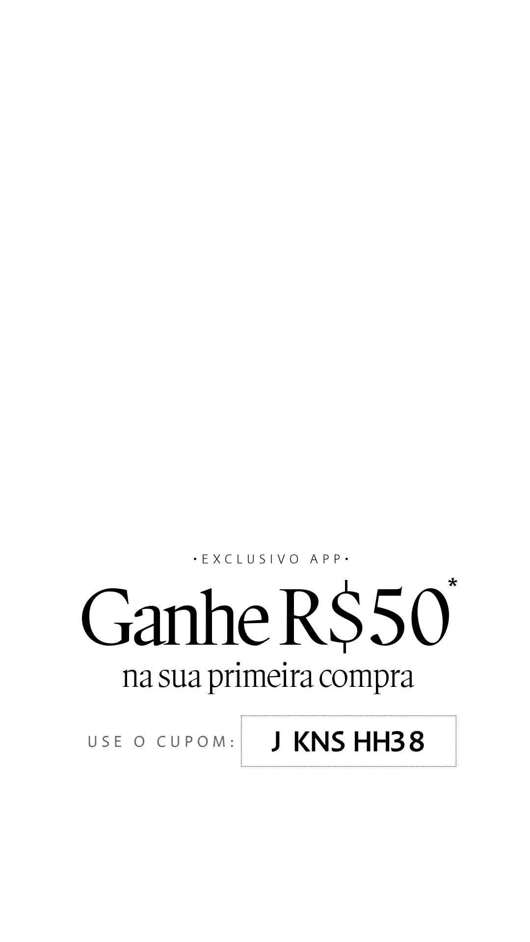 É hoje que você vai ter sua 1ª peça Reserva e ganhar R$ 50. Aproveite esse desconto exclusivo do App