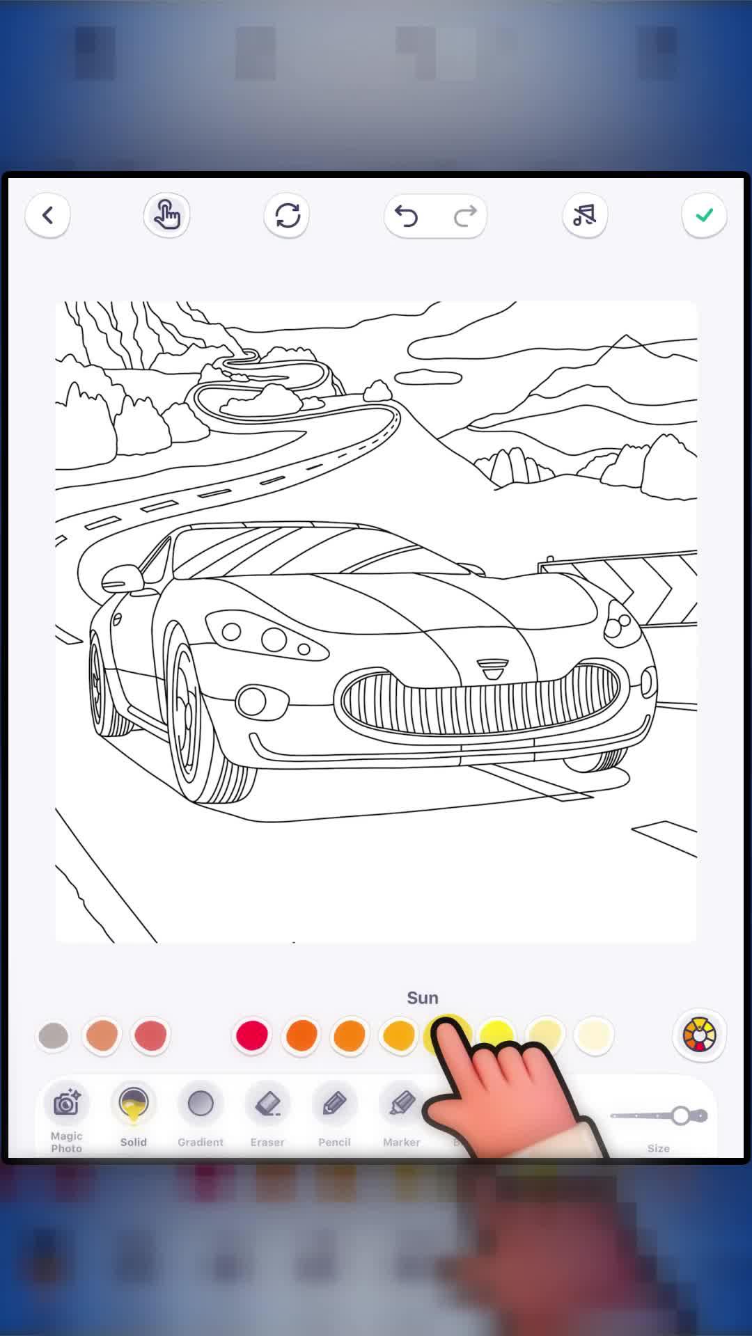 Pause machen und malen.