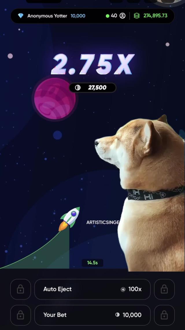 This video is just pure VIBES 🐕 🚀🤌 #vibin #meme #moonshot #yotta #gaming 