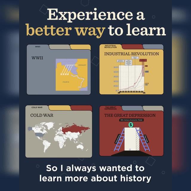 Learn history, philosophy, mindfulness and more with visual explanations from leading experts.