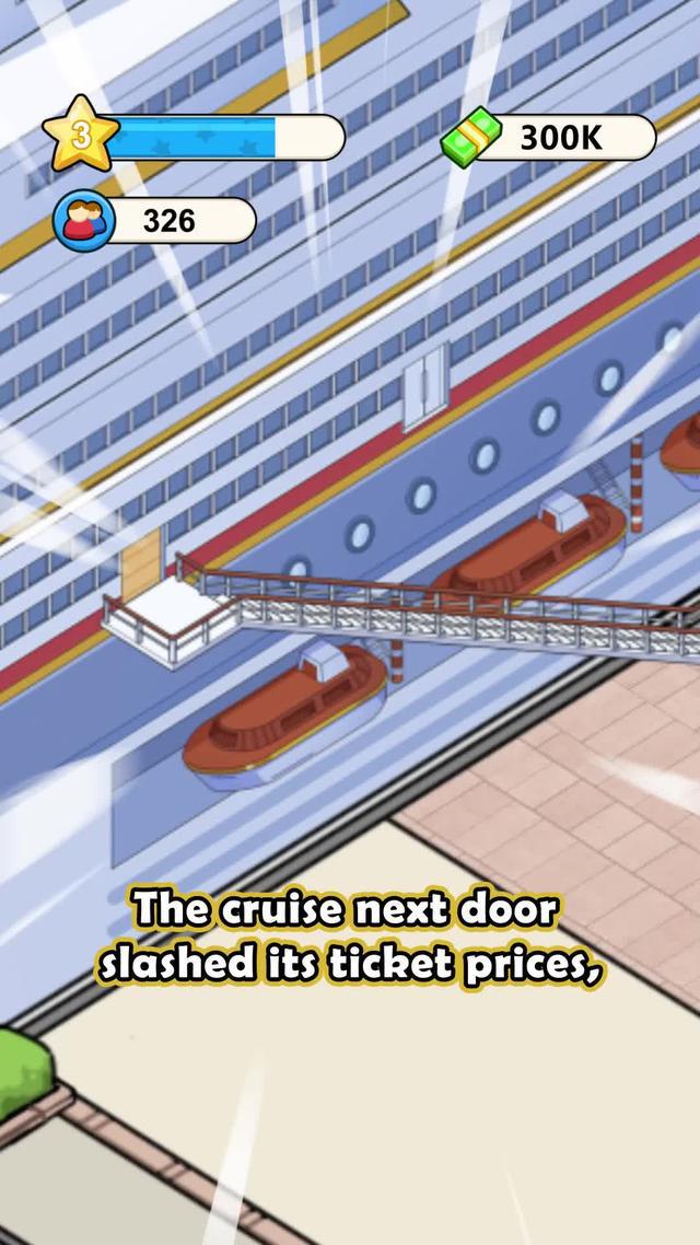   Start a cruise business empire Become a cruise tycoon! 🚀 Build your dream cruise! 🚢