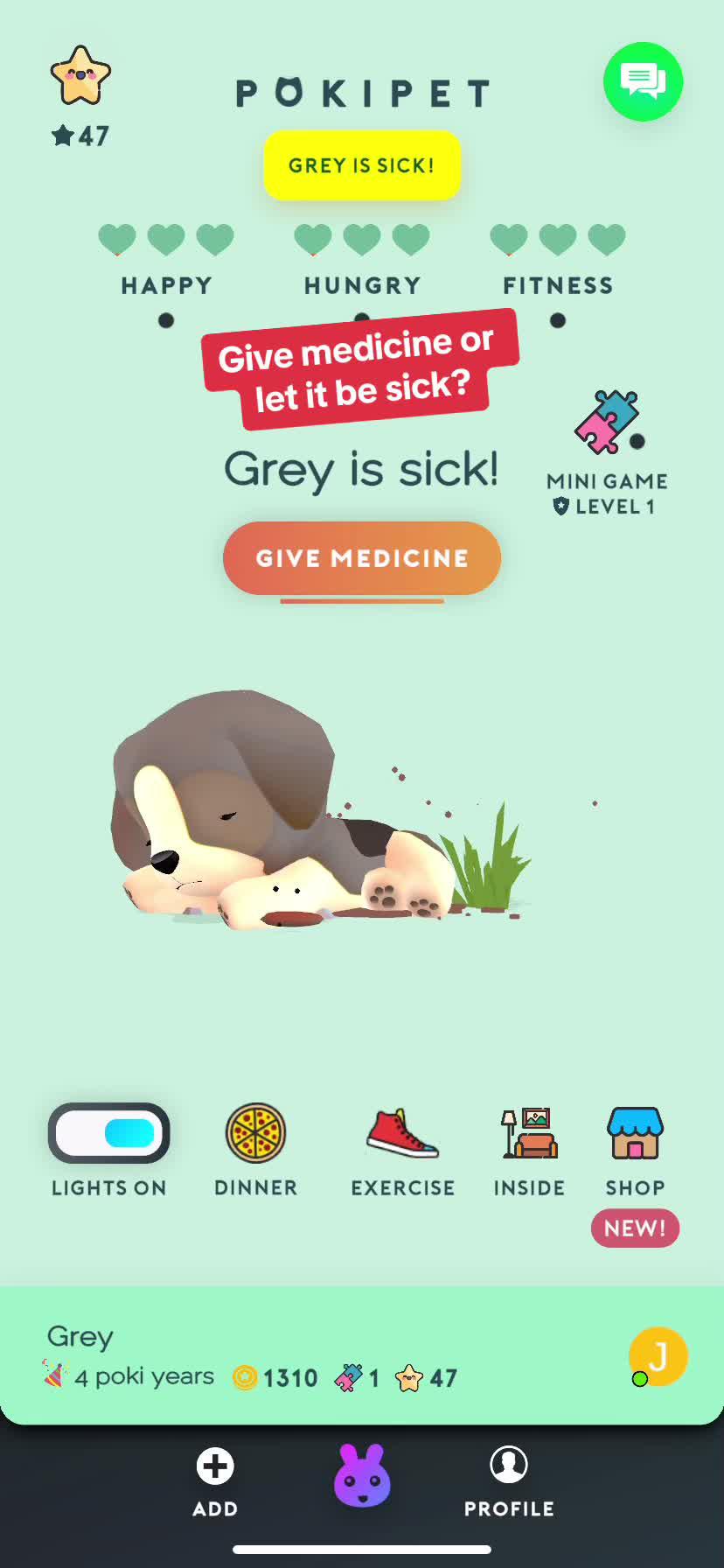 Shall I give my puppy some medicine