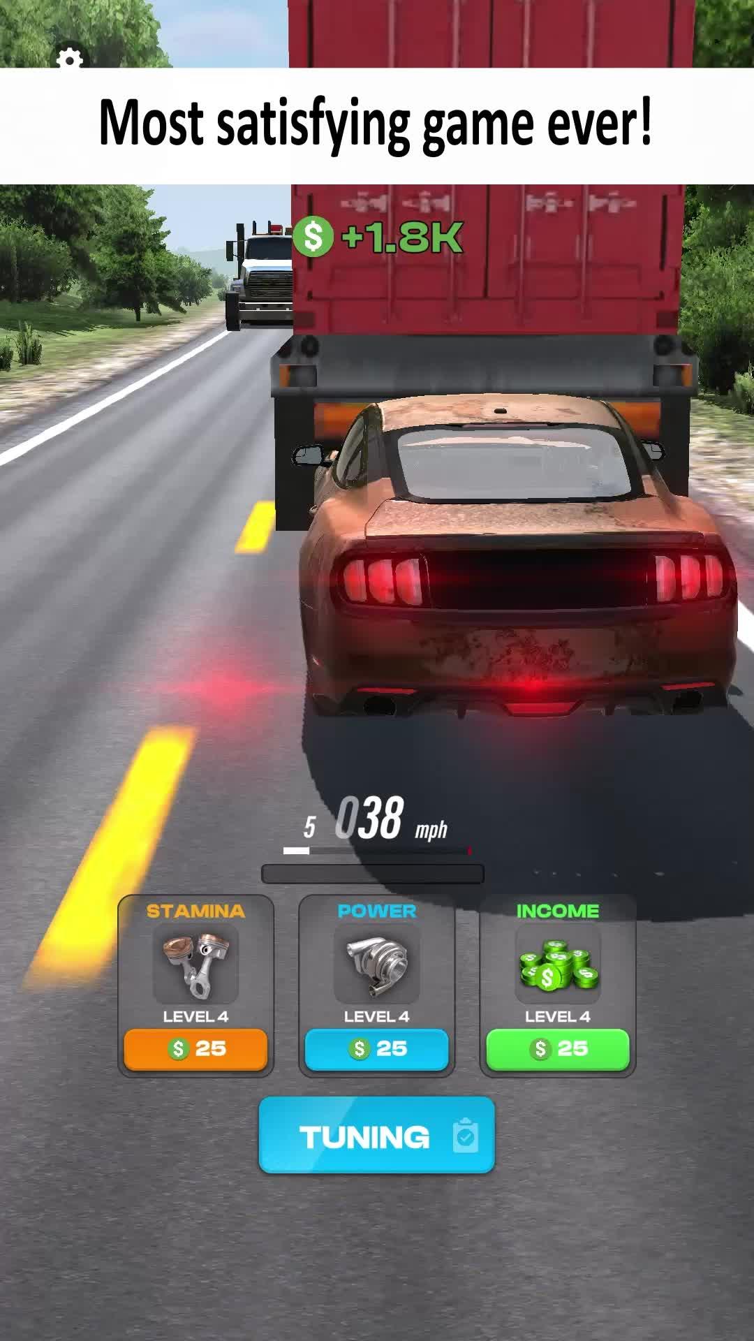 Nothing is better than overtake in the highway!