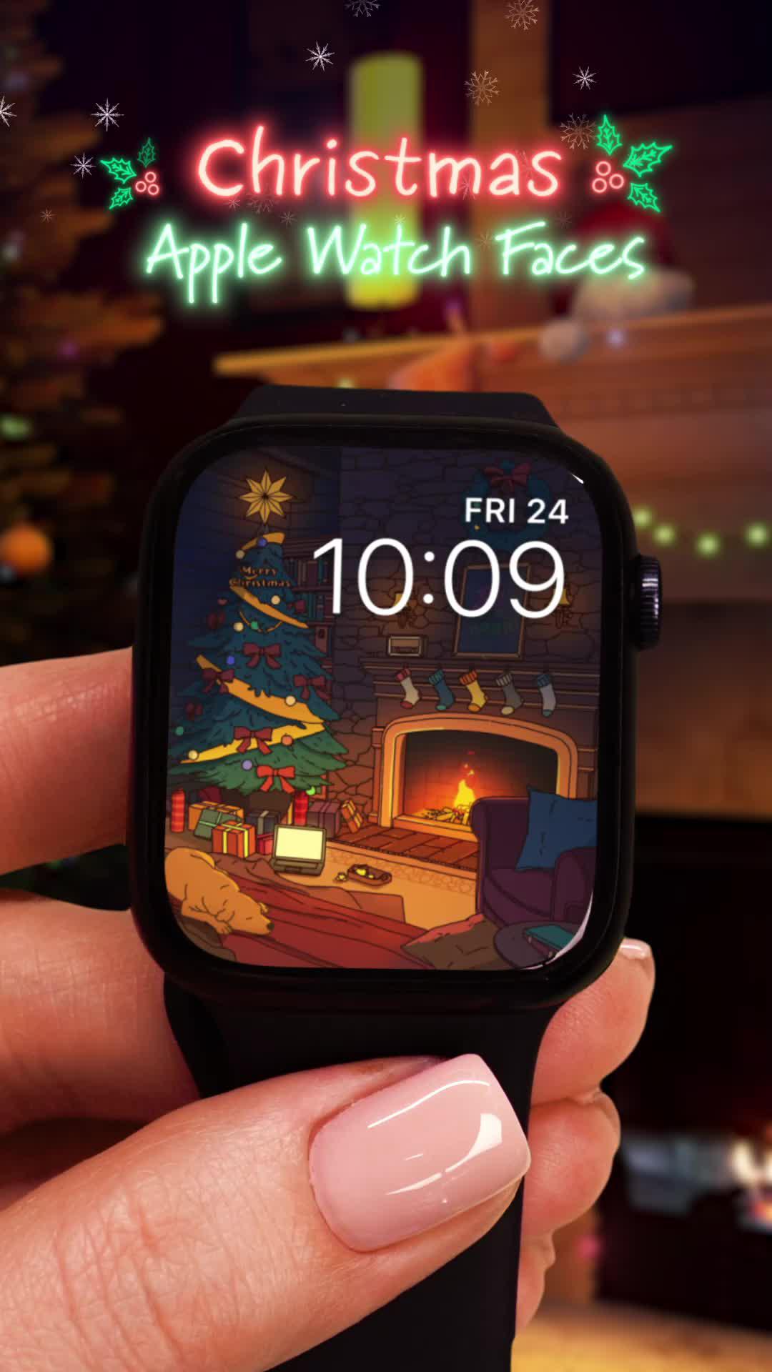 Christmas Apple Watch Faces.