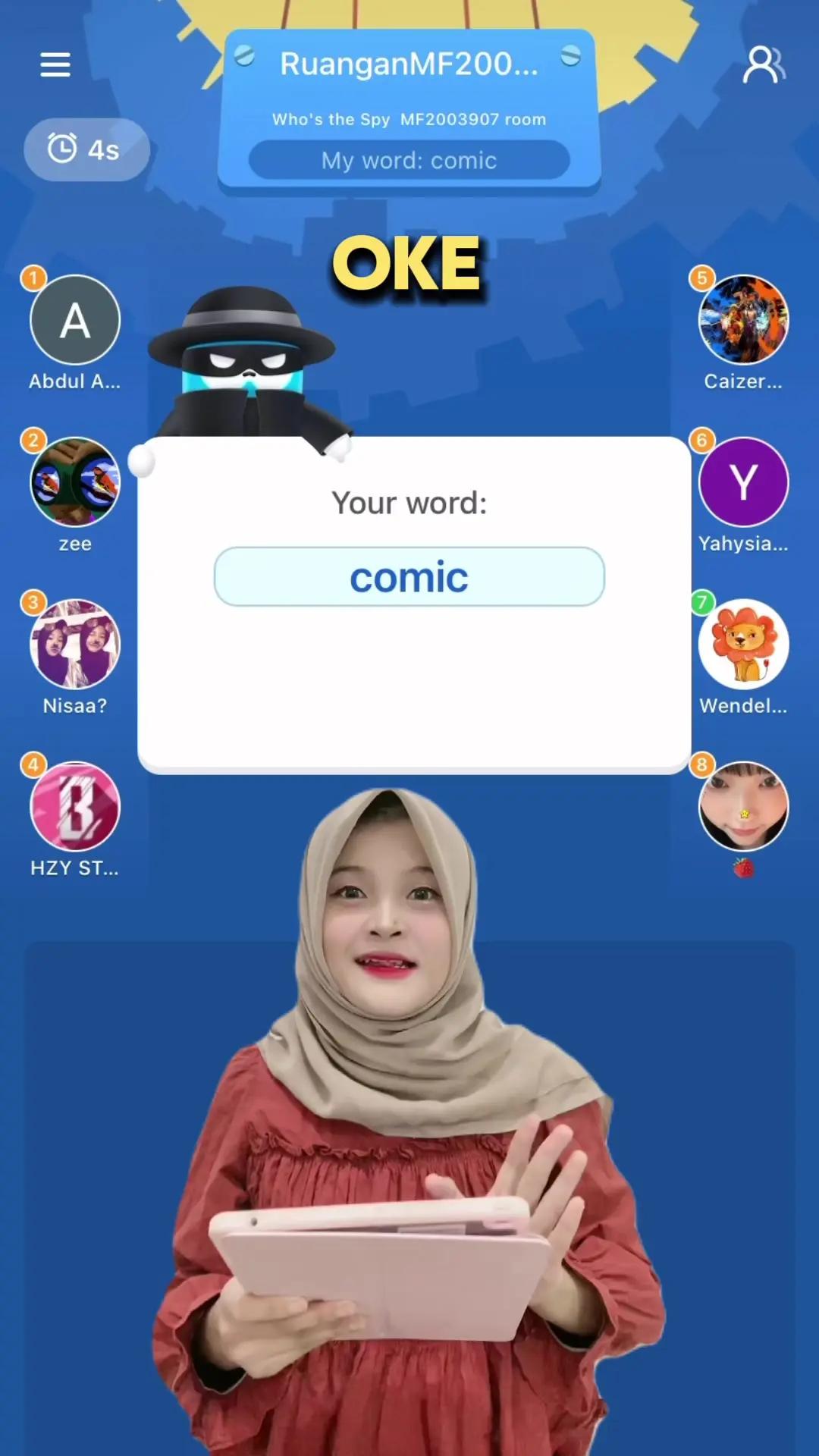 Wajib cobain game ini🥰 #WePlay #KeseruanWePlay #WhosTheSpy #WhoisTheSpy