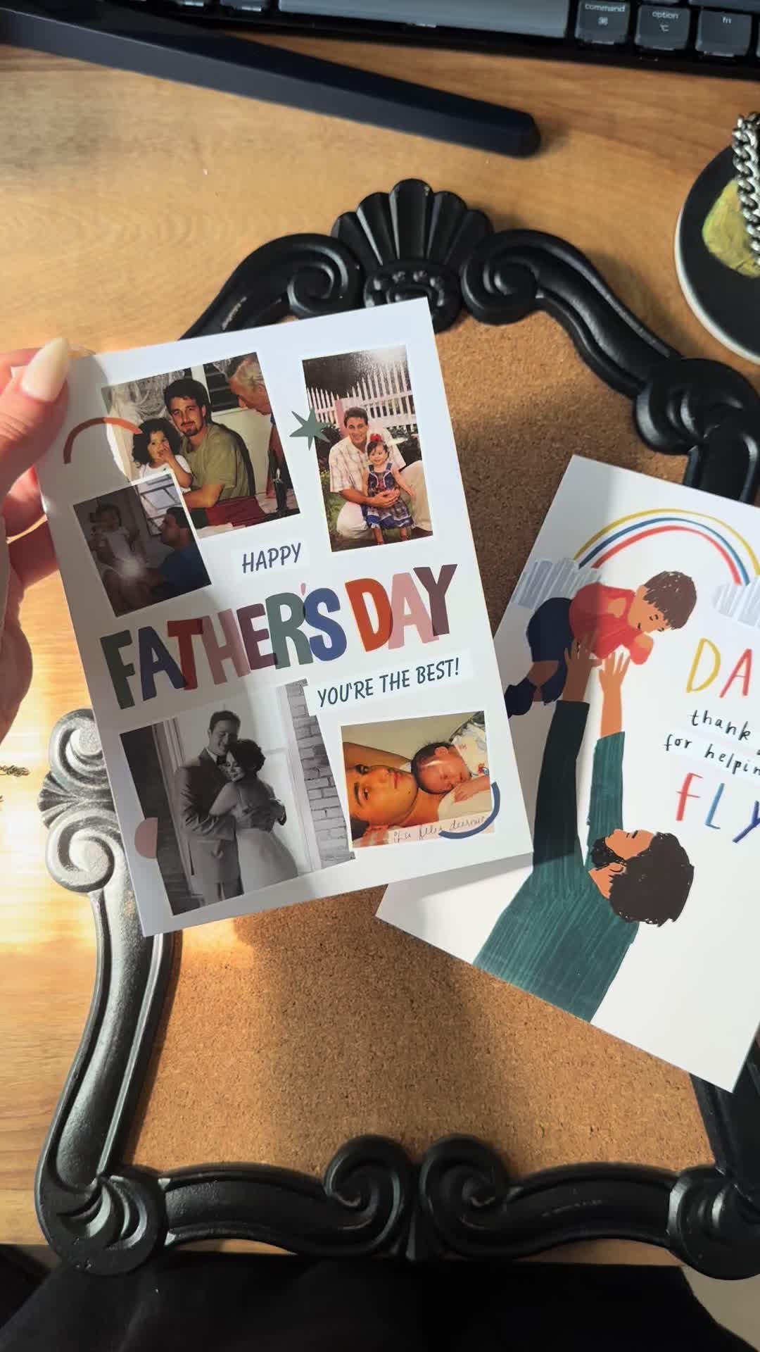 This Father's Day, make dad a thoughtful card packed with photos, memories and more with Moonpig!