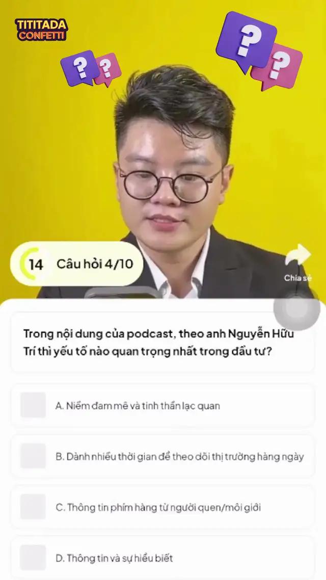 Bạn ơi! Cùng chia thưởng 20 triệu khi chơi Confetti tại App Tititada nào!