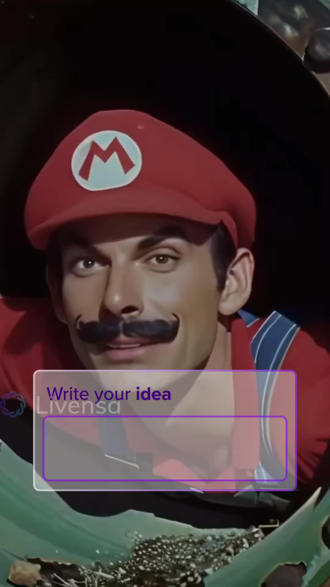 Create Al videos with your own words on mobile