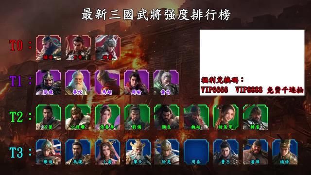 新服送SSS武將，送首充：）