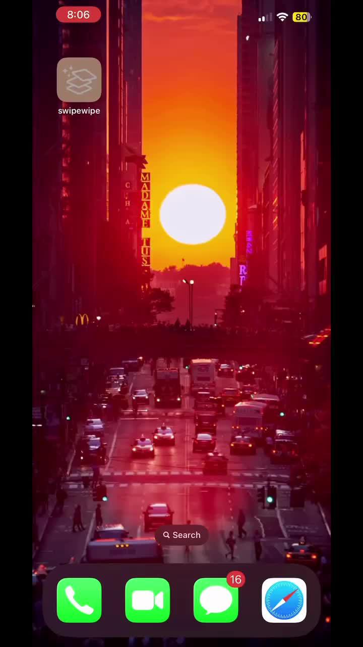 Thx me later 👀 #swipewipe #iphonehack