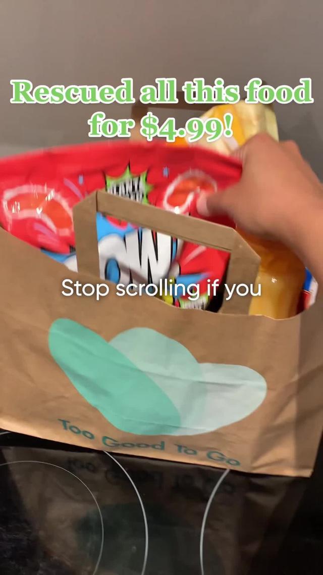 Download the app to save food that's Too Good To Go