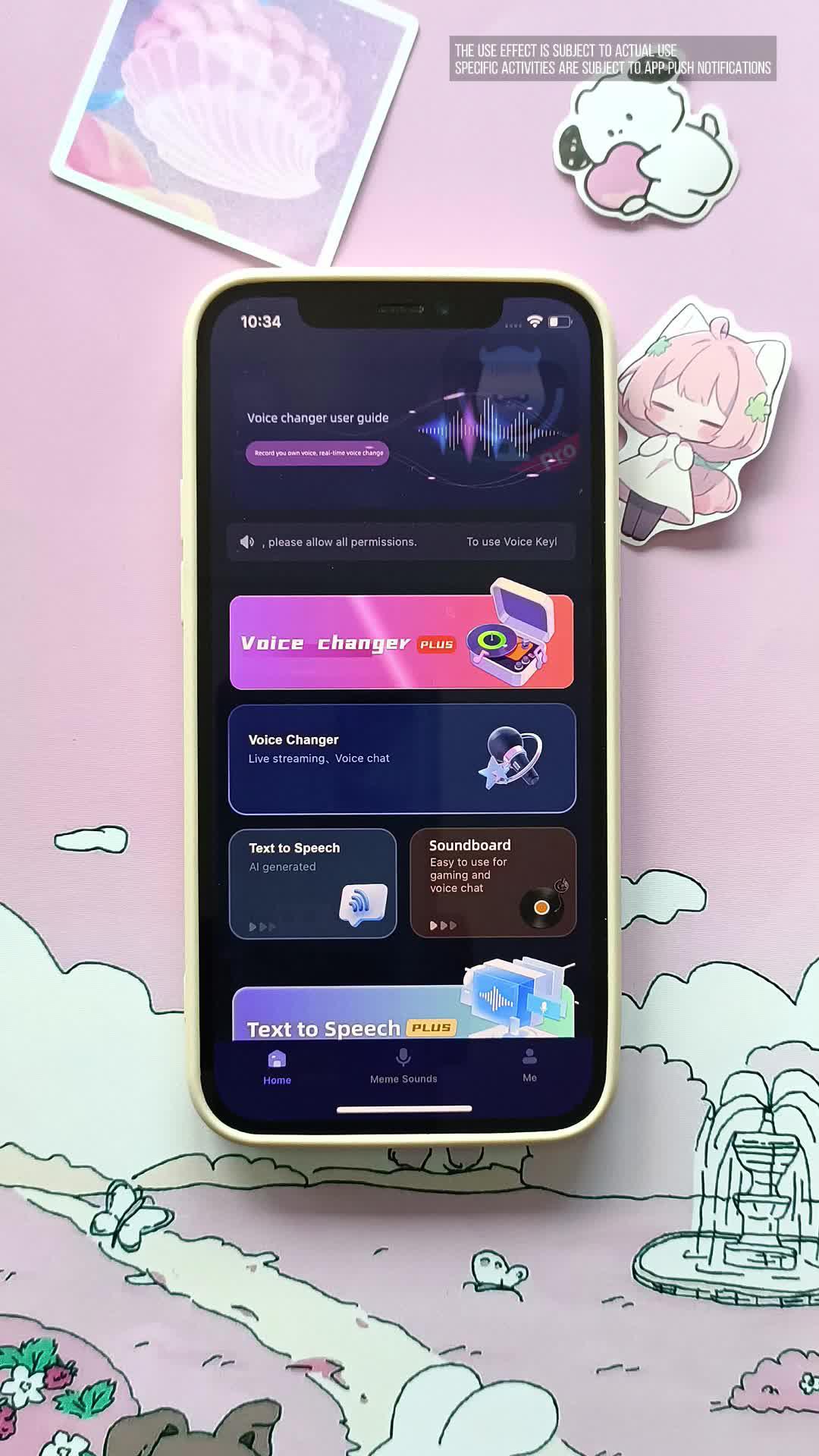 It's really fun to chat and play games with voice changers