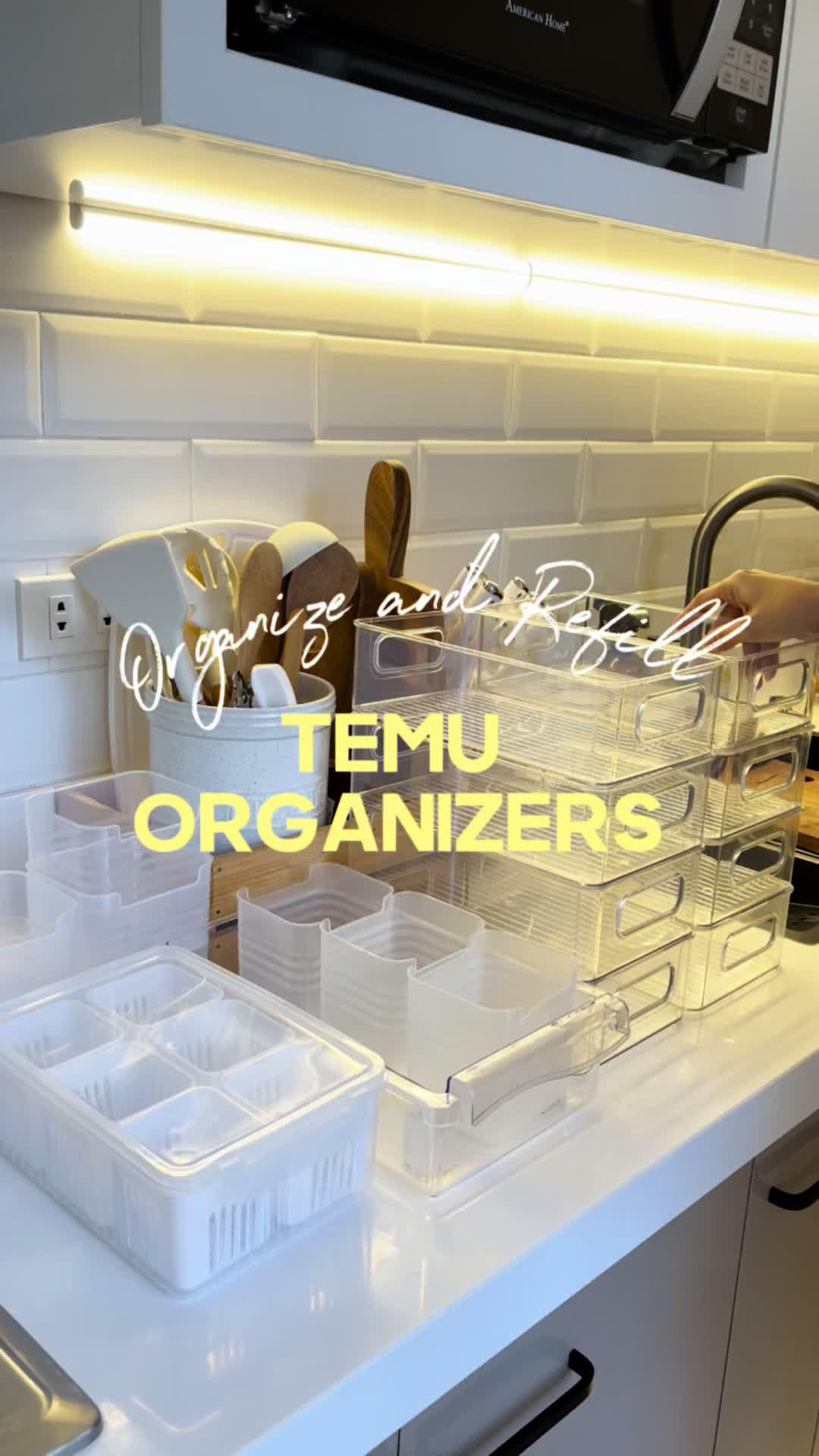 ORGANIZE WITH ME 🧸🏡 all from temu!!!🌟 Get TEMU app and enjoy DISCOUNTS with code dpe3829. App new users only hurry up!!! You can also can check the 🔗 in my bio ✨ #temu #temufinds #temuhaul #organize #kitchen #viral #fyp #fypph #foryou #fypシ
