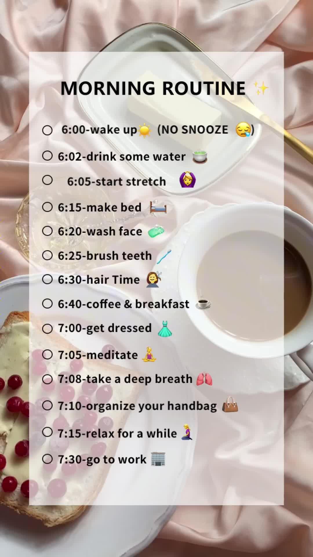 Create routines tailored to your lifestyle, you can make your pleasant every day！