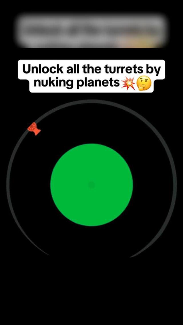 The game mission is to destroy the planet!