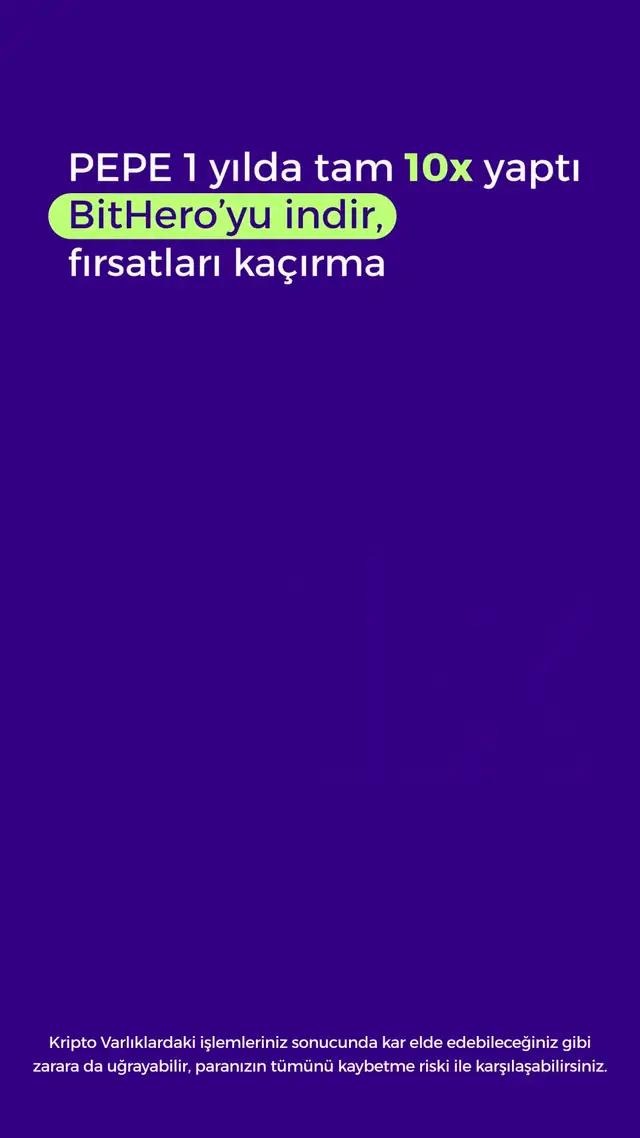 BitHero'ya kolayca üye ol, işlem yapmaya başla, komisyonsuz işlem fırsatını kaçırma!