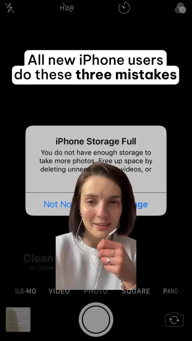 Free up iPhone storage in seconds with Cleanup!