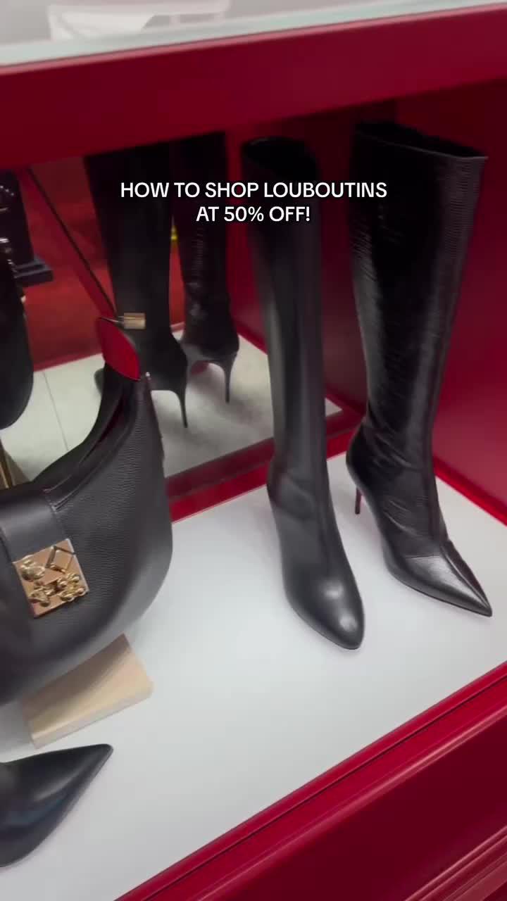 Get up to 50% OFF Louboutins this Friday, April 5th - only on the ShopThing app!