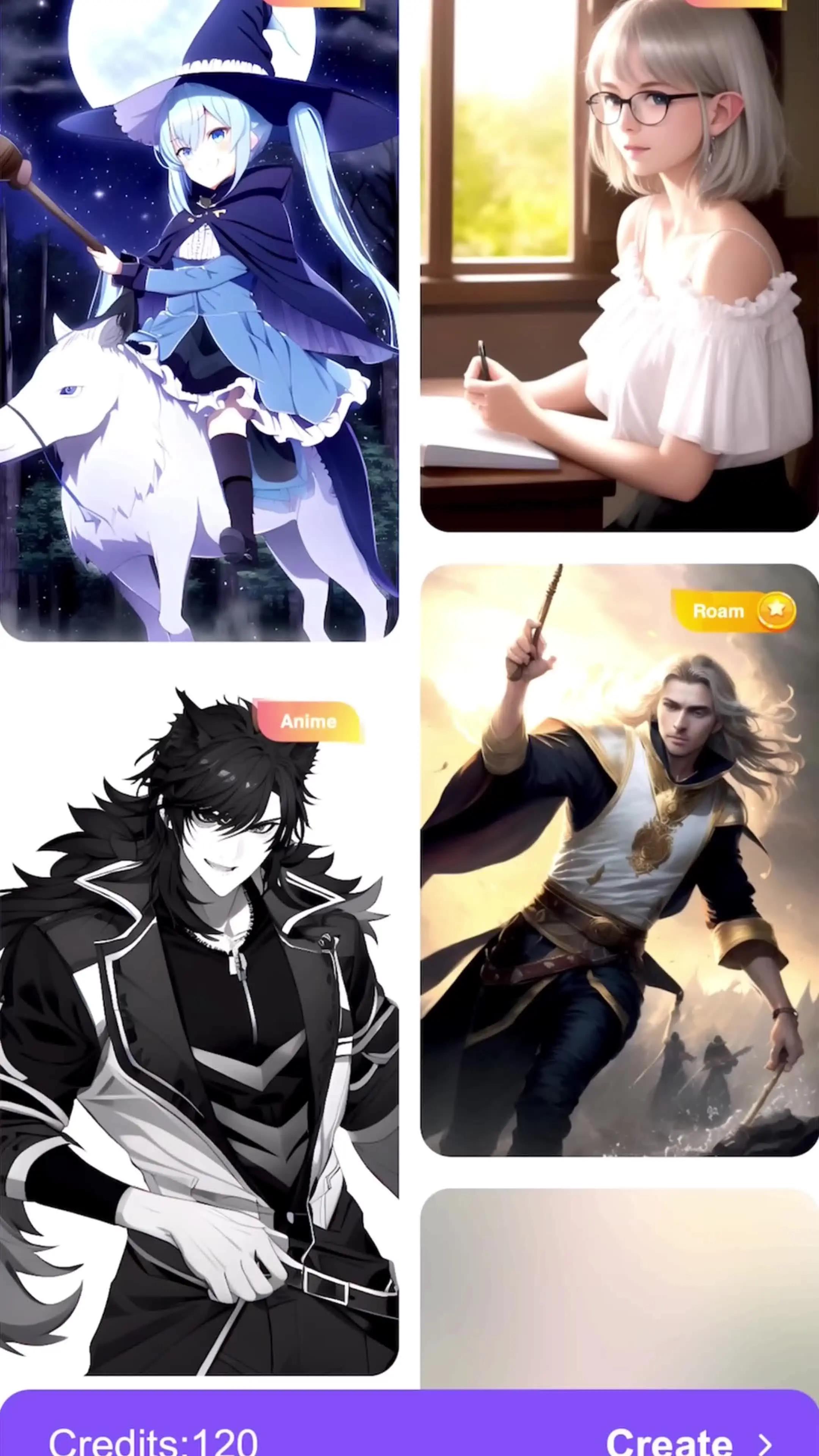 Wow! Trying with me! Create amazing anime pics!!