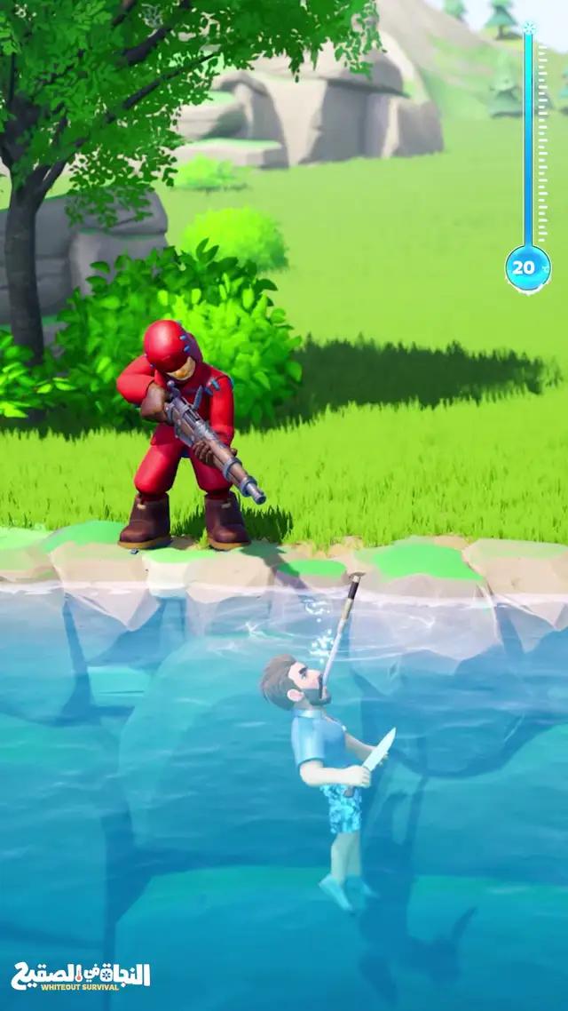 انقذ الناجين وساعدهم على بناء مأوى في عالم الجليد! 