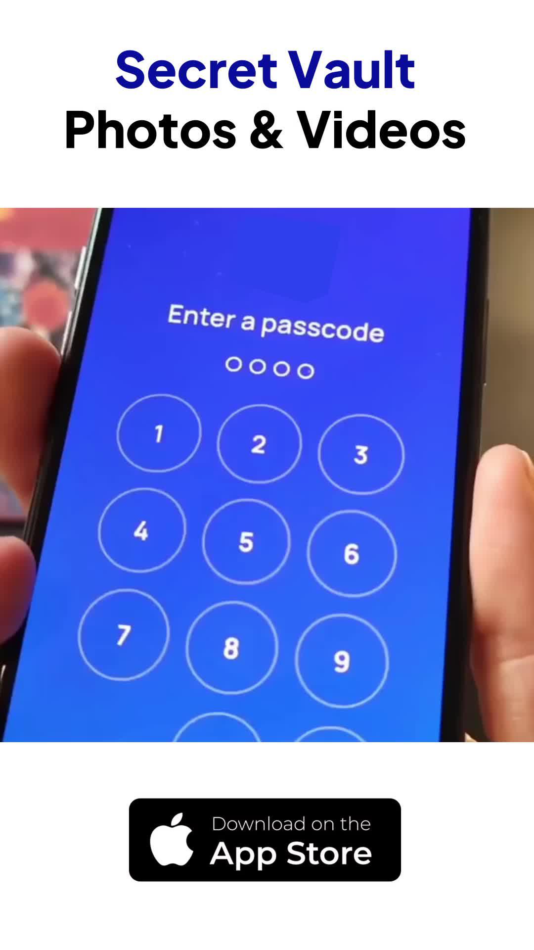 Hide photos and videos app