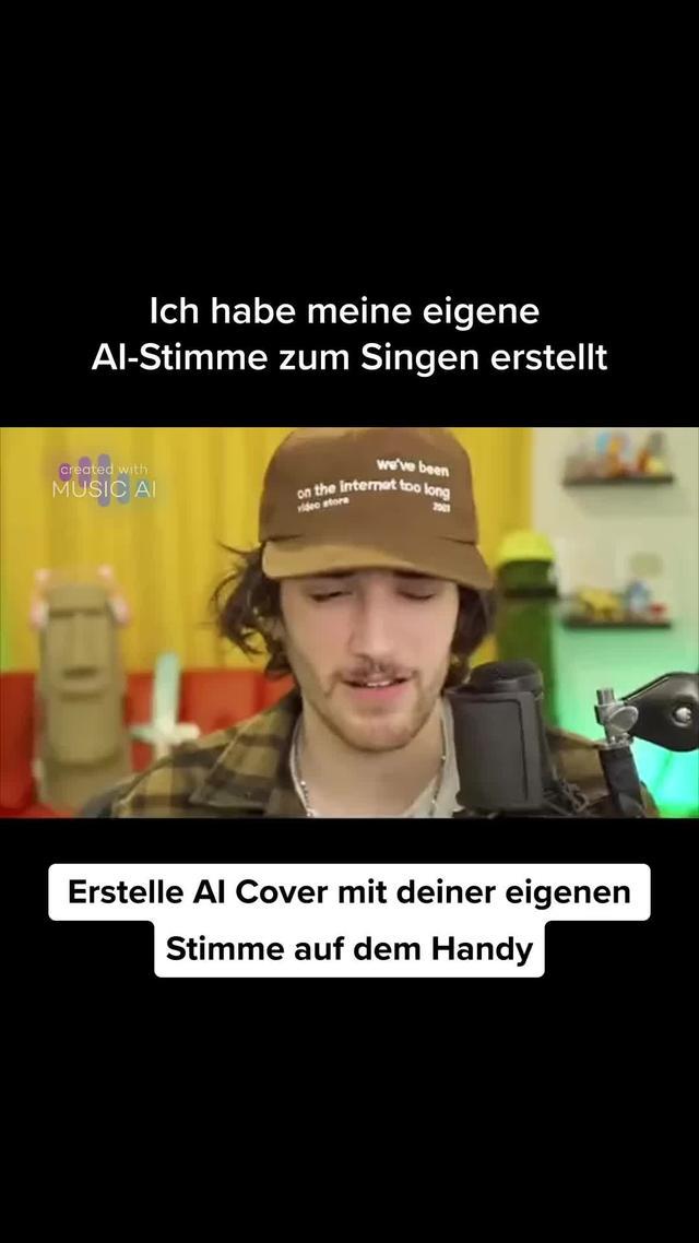 Erstellen Sie AI-Cover mit Ihrer eigenen Stimme auf Mobilgeräten