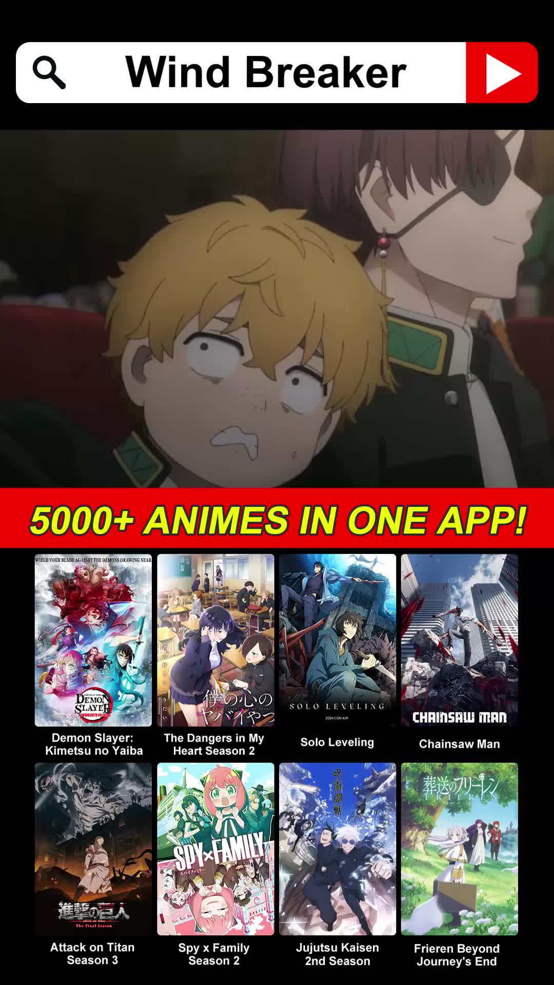 Watch your favorite anime