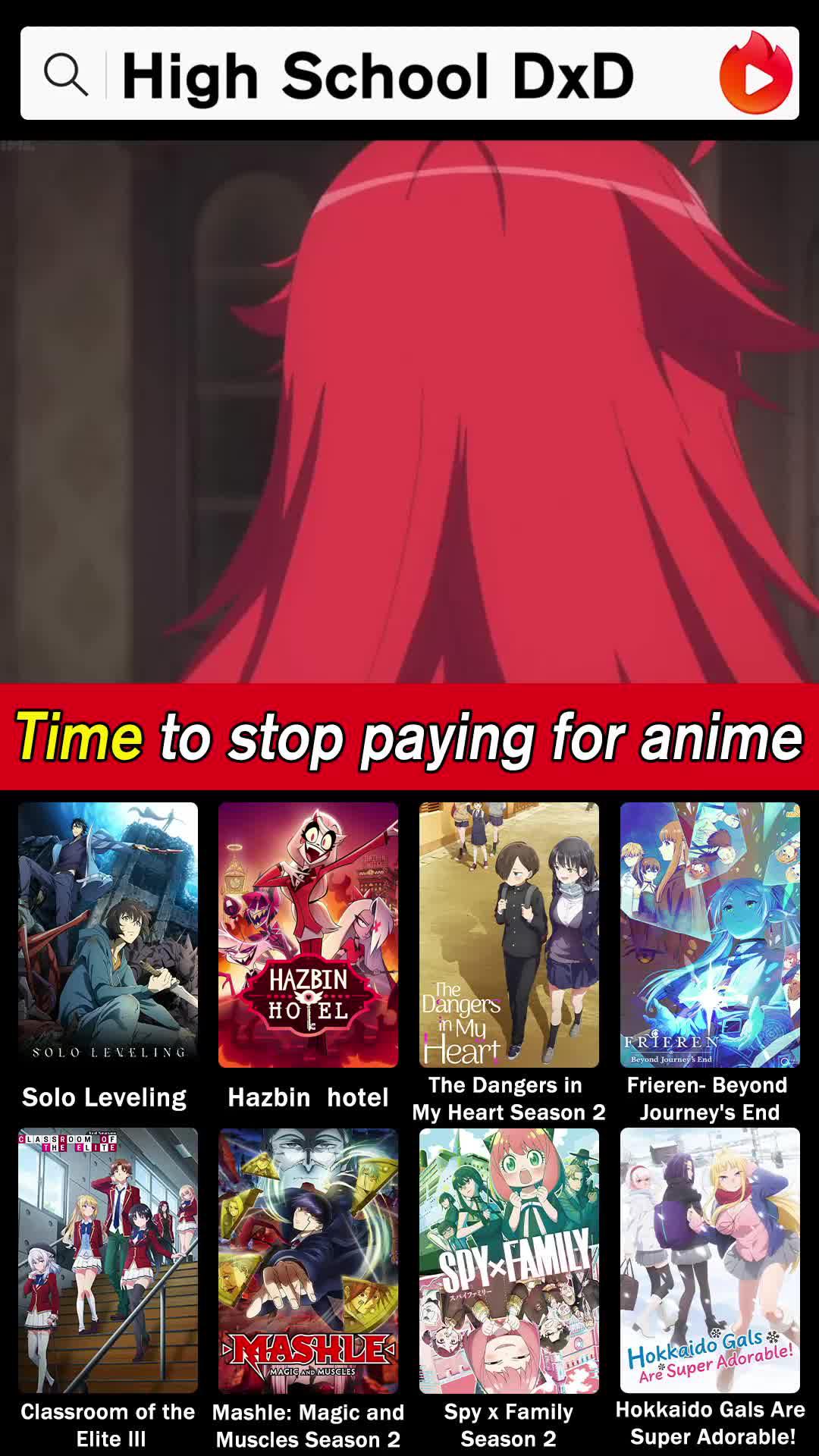 Watch your favorite anime