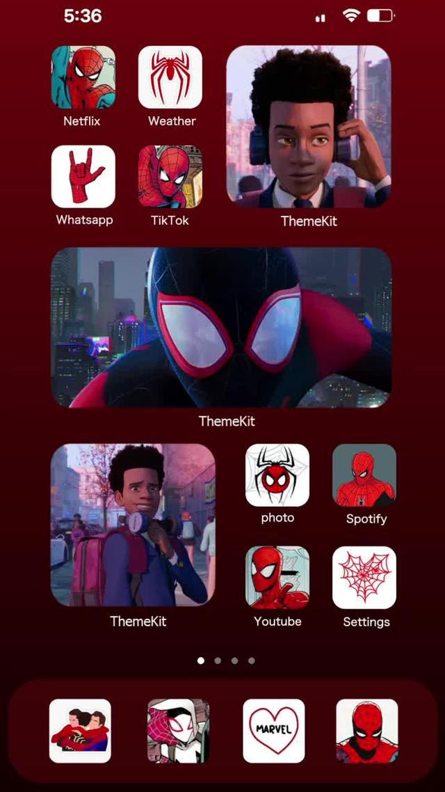 Widgets Spider-Man pour vous!