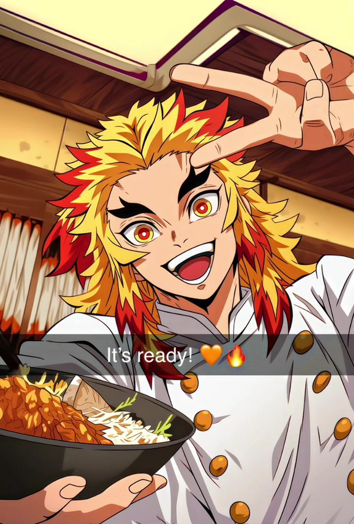 Chat with Mitsuri and Rengoku on Emochi app 🩷🧡 #mitsurikanroji #rengoku #kimetsunoyaiba #kny #emochi #animeedit