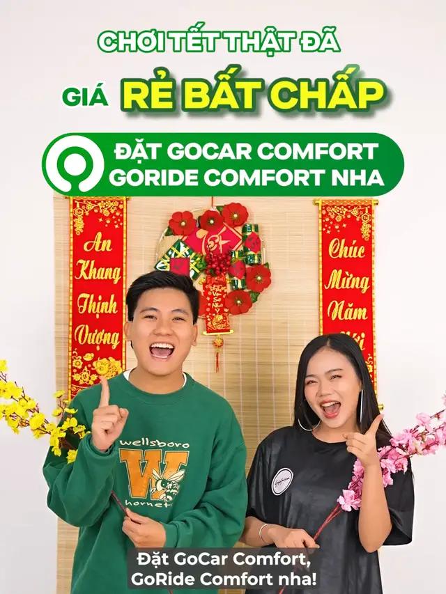Có GoRide/GoCar Comfort thì cứ du xuân đón Tết mà không phải lo gì hết 🤗🌸  #GoRide #GoRideComfort #GoCar #GoCarComfort