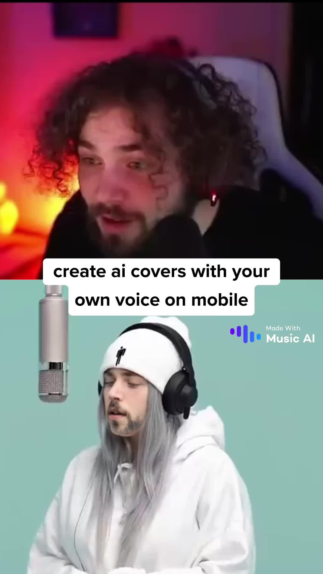 Create AI covers with your own voice on mobile